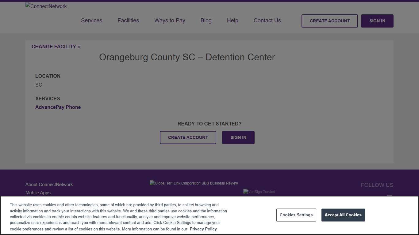 Orangeburg County SC - Detention Center | ConnectNetwork